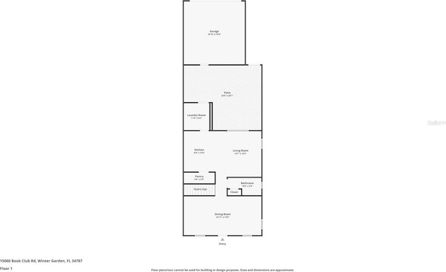 15060 Book Club Rd, Winter Garden, FL 34787 - view of room layout