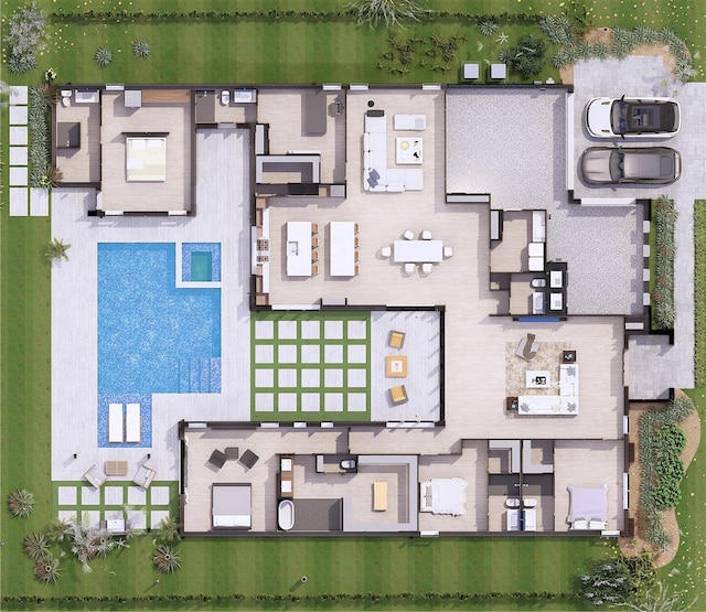 12818 Brunello Cir, Clermont, FL 34711 - view of floor plan / room layout