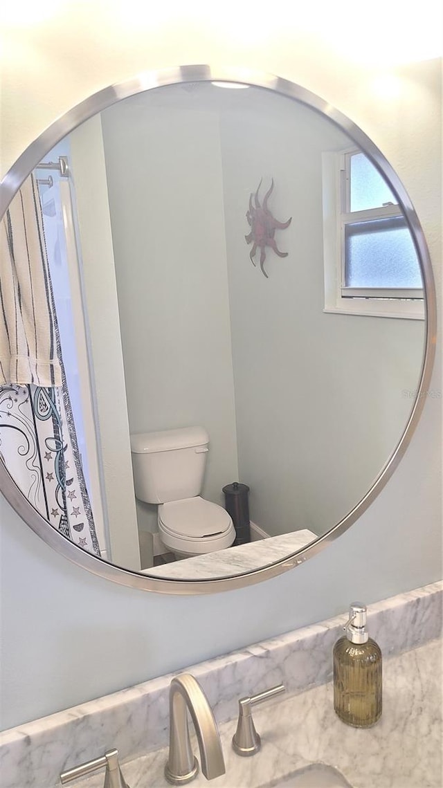 bathroom with toilet
