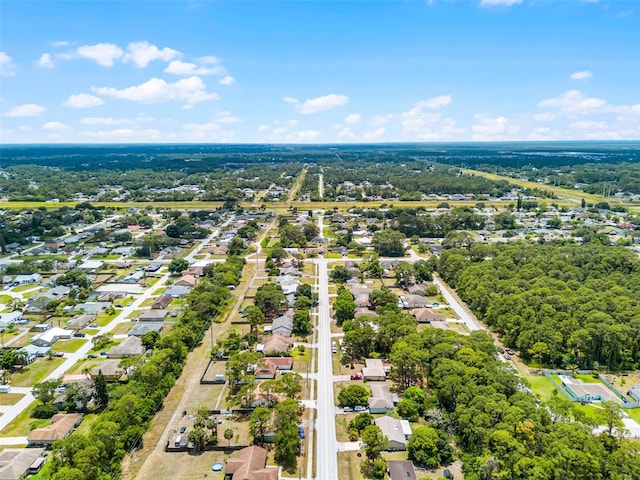 aerial perspective of suburban area