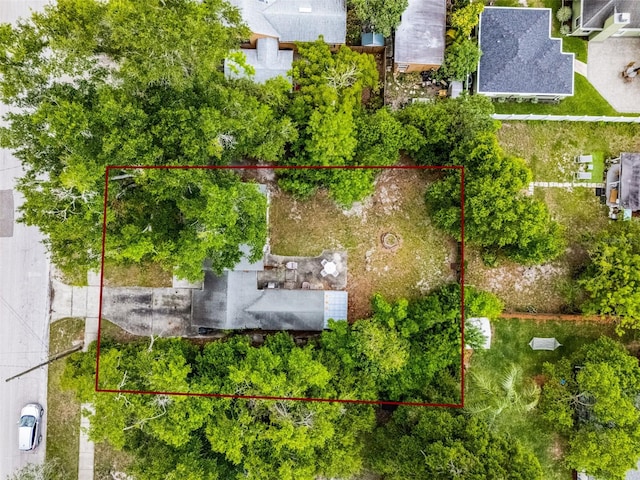 view of property location with property parcel outlined