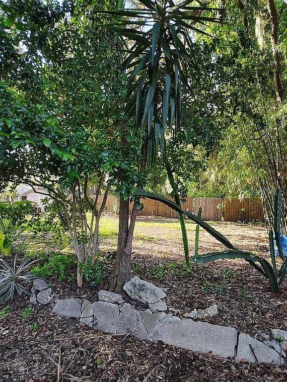 820 Bayou Ave, Tarpon Springs, FL 34689 - view of yard featuring fence