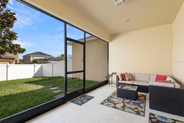 1286 Tallow Rd, Apopka, FL 32703 - sunroom / solarium featuring outdoor lounge area