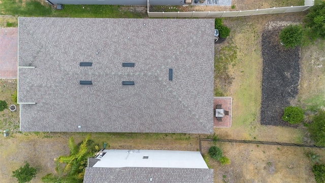 view from above of property