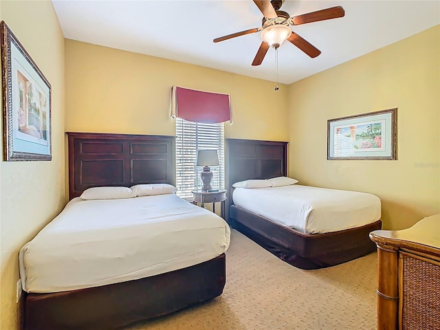 8101 Resort Village Dr, Orlando, FL 32821 - bedroom with carpet and ceiling fan