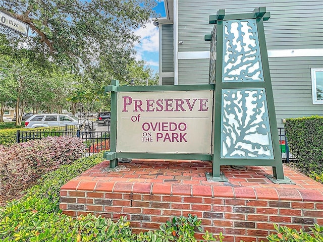 473 Oviedo Blvd, Oviedo, FL 32765 - community sign with fence