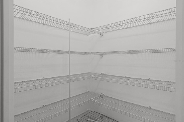 view of storage area