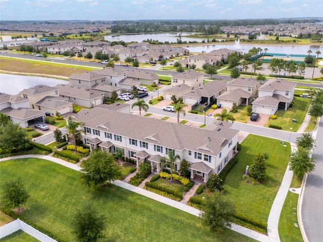 16162 Arbor Crest Aly, Winter Garden, FL 34787 - aerial view of residential area with a large body of water
