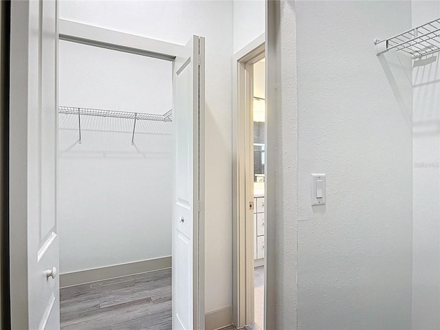 16253 SW 29th Court Rd, Ocala, FL 34473 - spacious closet featuring wood finished floors
