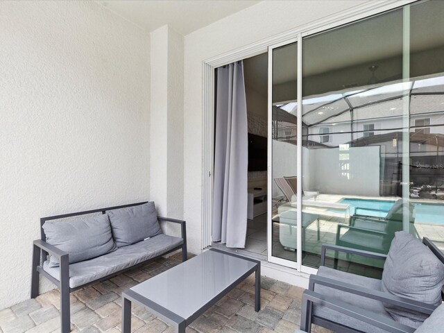 1632 Tropical Palms Cir, Kissimmee, FL 34747 - view of patio / terrace with an outdoor living space and an outdoor pool