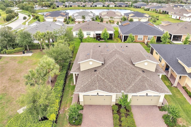 aerial perspective of suburban area