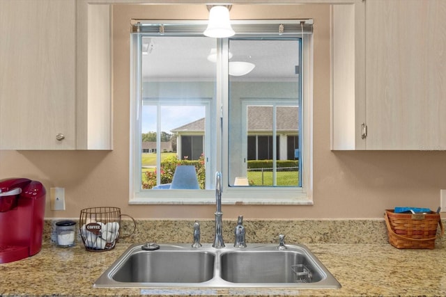 kitchen featuring a sink