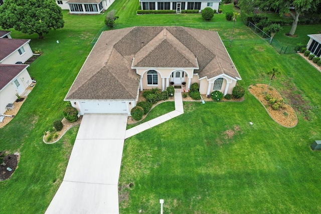 aerial view of property and surrounding area