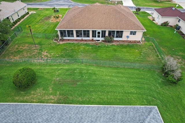 view of subject property