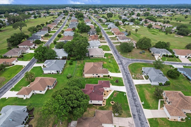 aerial overview of property's location with nearby suburban area