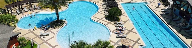26609 Bull Run, Leesburg, FL 34748 - community pool featuring a patio area