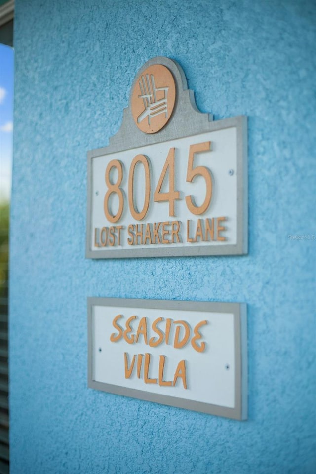 8045 Lost Shaker Ln, Kissimmee, FL 34747 - exterior view of stucco siding