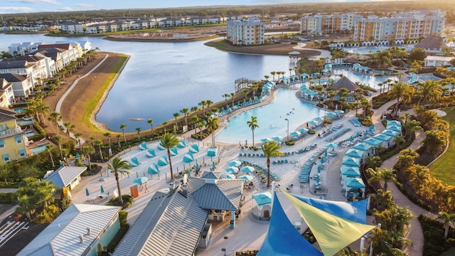 8045 Lost Shaker Ln, Kissimmee, FL 34747 - bird's eye view of a large body of water