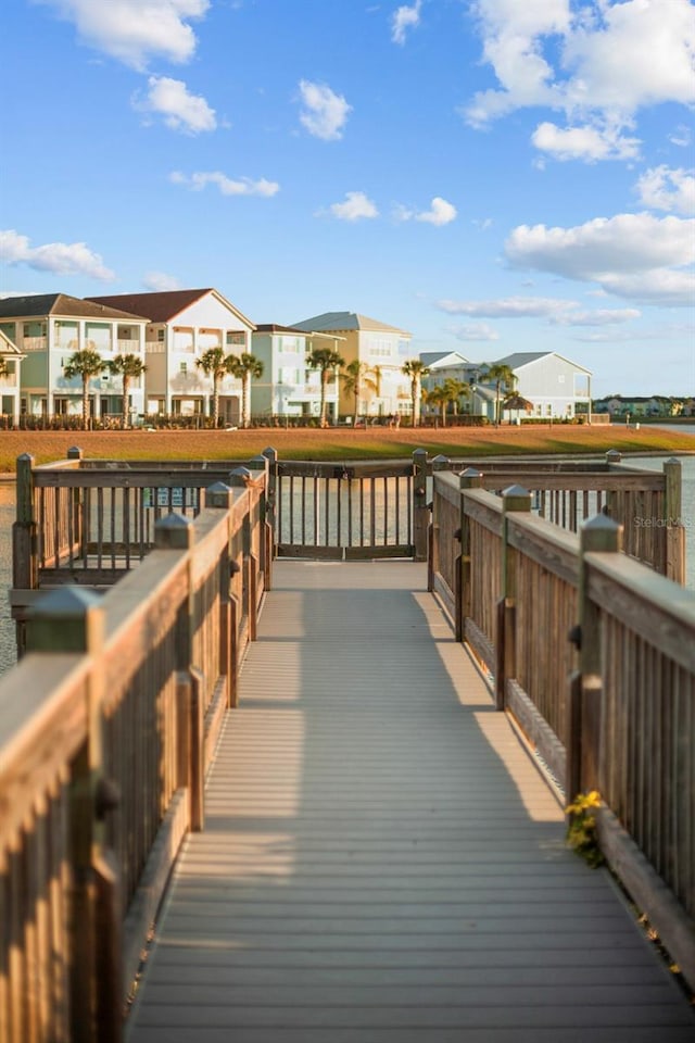 8045 Lost Shaker Ln, Kissimmee, FL 34747 - dock with a residential view