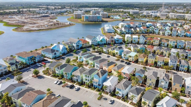 8045 Lost Shaker Ln, Kissimmee, FL 34747 - aerial view of residential area featuring a nearby body of water