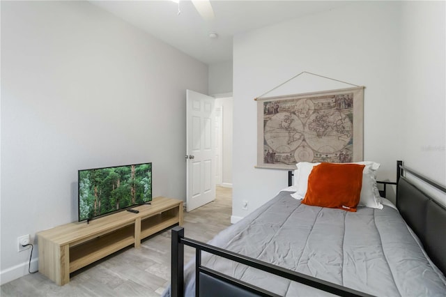 18 S D St, Lake Worth, FL 33460 - bedroom with baseboards and ceiling fan