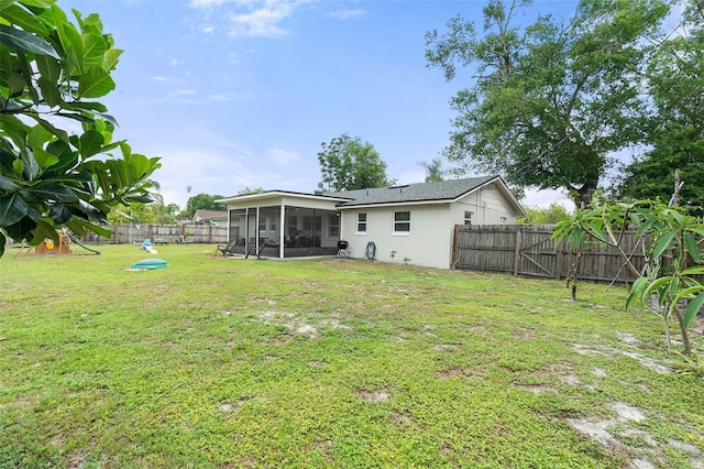 3520 Balsam Dr, Winter Park, FL 32792 - back of property featuring a sunroom