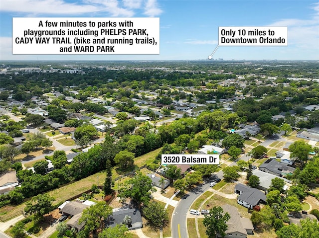 3520 Balsam Dr, Winter Park, FL 32792 - aerial view of residential area