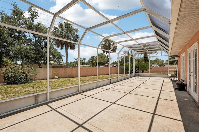 1301 Lucaya Ave, Venice, FL 34285 - view of patio / terrace featuring glass enclosure