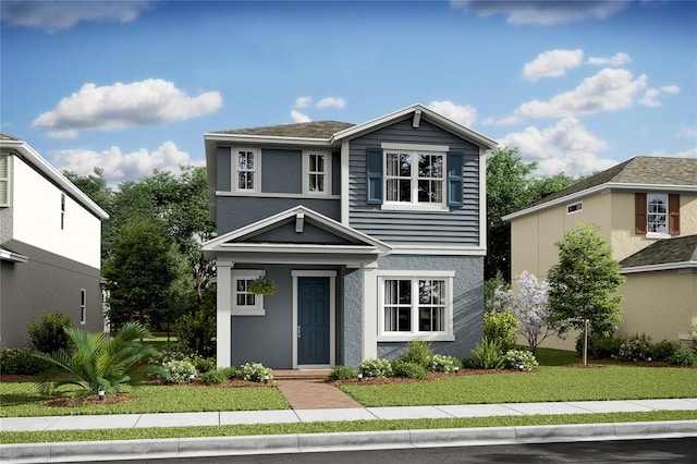 12536 Westhaven Oak Dr Unit 111, Winter Garden, FL 34787 - traditional-style house with a front lawn and stucco siding