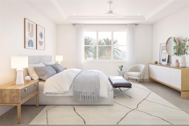 12536 Westhaven Oak Dr Unit 111, Winter Garden, FL 34787 - bedroom with carpet and a raised ceiling