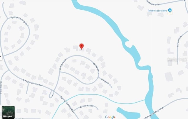 628 Riverpark Cir, Longwood, FL 32779 - map of property with streets / nearby areas