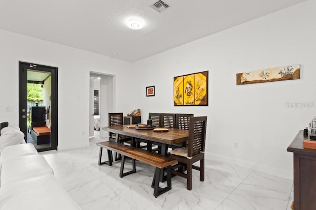 4445 SW 173rd Ave, Miramar, FL 33029 - dining room with light marble finish flooring and baseboards