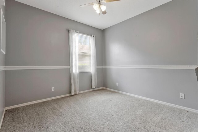 12411 Scarlett Sage Ct, Winter Garden, FL 34787 - empty room with ceiling fan, carpet flooring, and baseboards