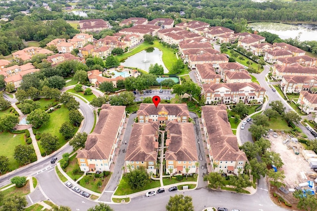 625 Pavia Loop, Lake Mary, FL 32746 - aerial view of property's location with nearby suburban area and a nearby body of water