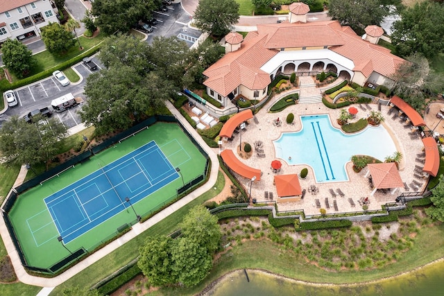 625 Pavia Loop, Lake Mary, FL 32746 - drone / aerial view of a pool