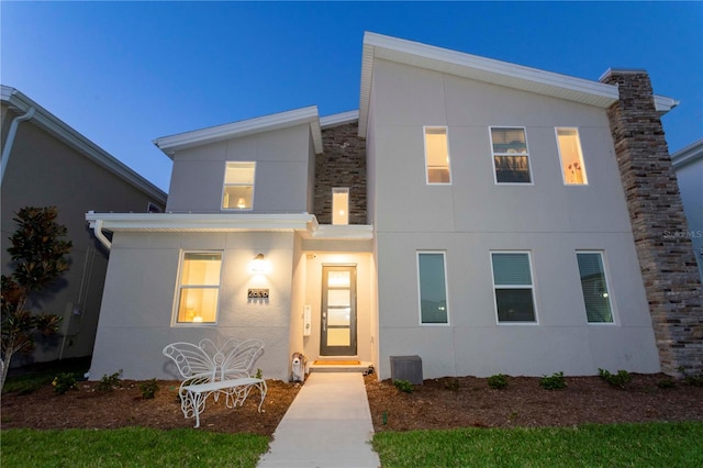 2836 Simile St, Kissimmee, FL 34746 - modern home featuring stucco siding