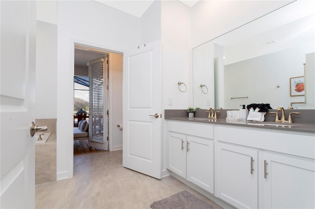2836 Simile St, Kissimmee, FL 34746 - full bath featuring double vanity and tile patterned floors