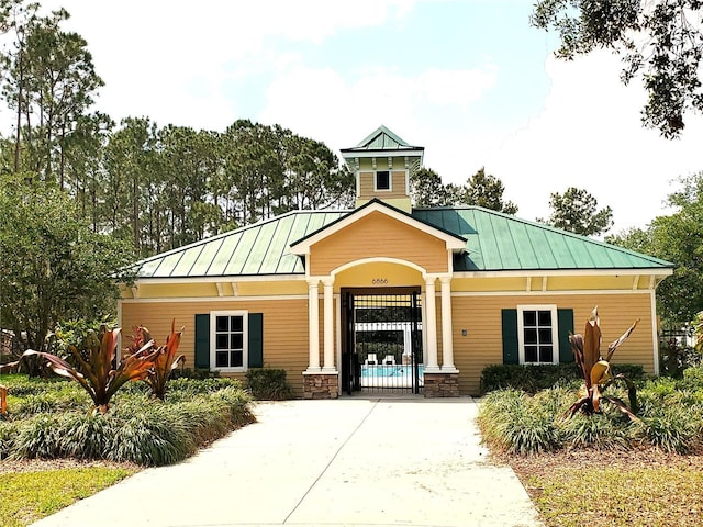 view of property featuring driveway