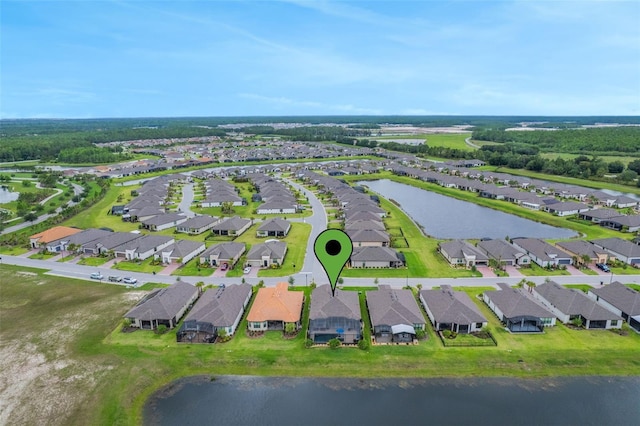 636 San Augusto Dr, Kissimmee, FL 34759 - aerial perspective of suburban area with a nearby body of water