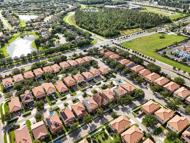 1978 Fishtail Fern Way, Ocoee, FL 34761 - aerial view of property and surrounding area with a nearby body of water and nearby suburban area