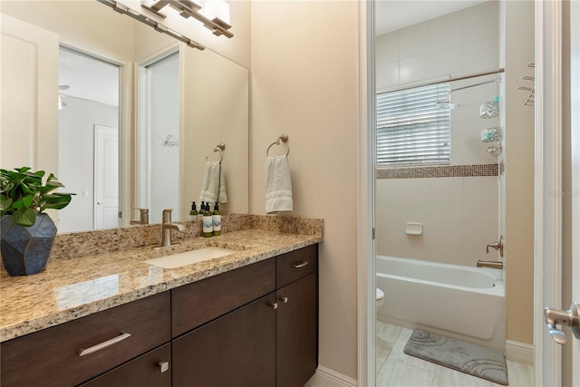 11706 Waterstone Loop Dr, Windermere, FL 34786 - full bath with toilet, vanity, and shower / bathtub combination