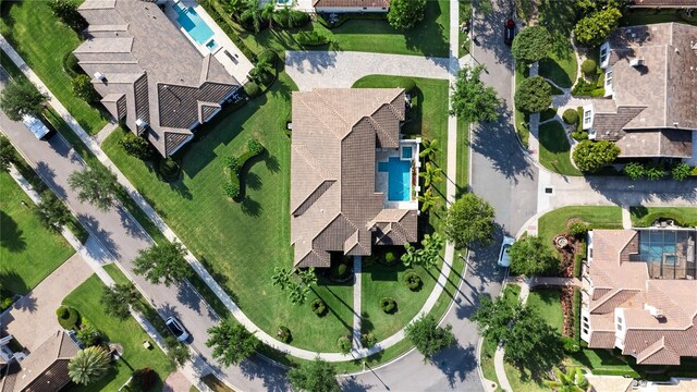 11706 Waterstone Loop Dr, Windermere, FL 34786 - aerial view of property and surrounding area featuring a pool area and nearby suburban area