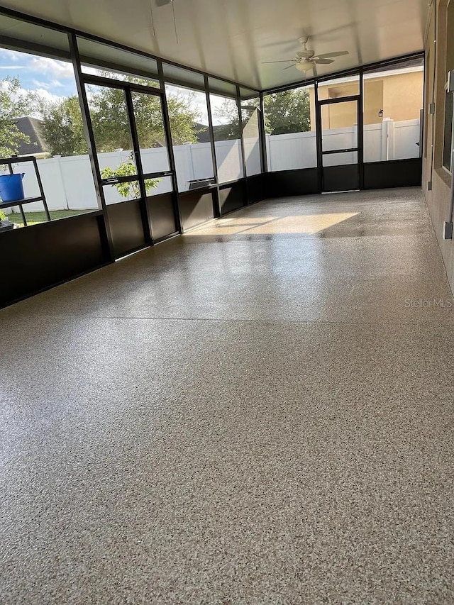 12610 Sawgrass Oak St, Orlando, FL 32824 - unfurnished sunroom with ceiling fan