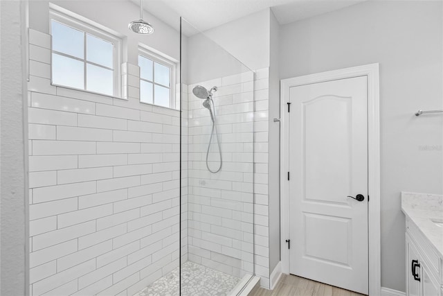 117 E Concord St Unit 7, Orlando, FL 32801 - full bathroom with a tile shower and vanity