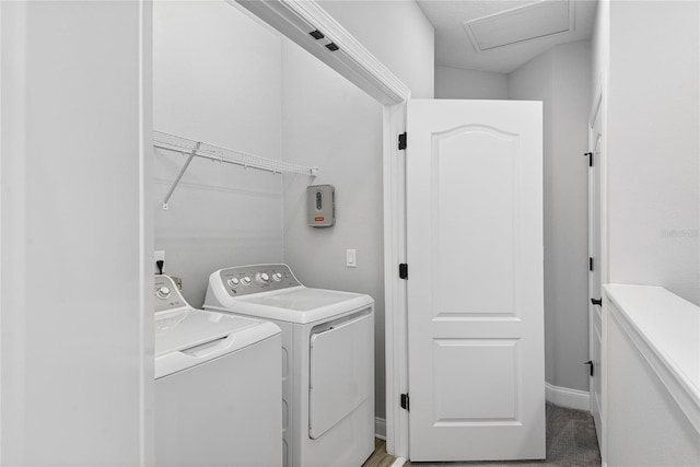 117 E Concord St Unit 7, Orlando, FL 32801 - laundry room with independent washer and dryer and baseboards