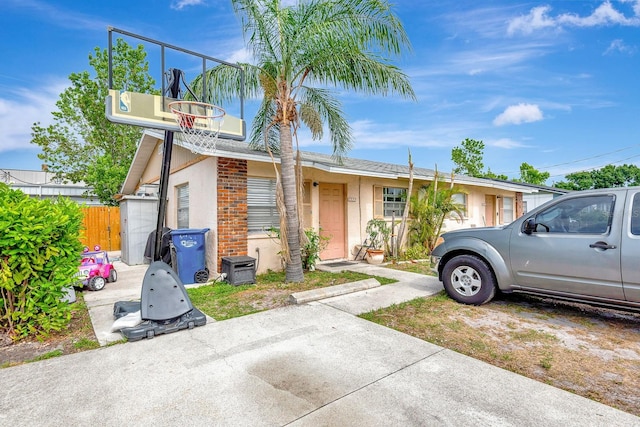 6520/6522 12th St W, Bradenton, FL 34207 - view of front of house featuring stucco siding and fence