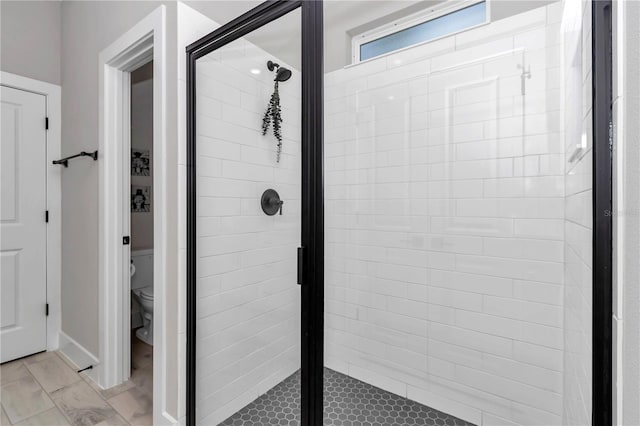 8202 SW 123rd Ter, Dunnellon, FL 34432 - bathroom with a shower stall and toilet
