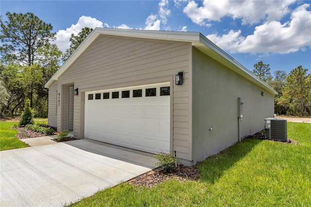 8202 SW 123rd Ter, Dunnellon, FL 34432 - detached garage with cooling unit