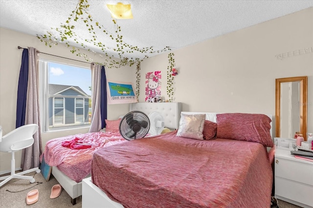 4160 Pershing Pointe Pl Unit 4, Orlando, FL 32822 - carpeted bedroom featuring a textured ceiling