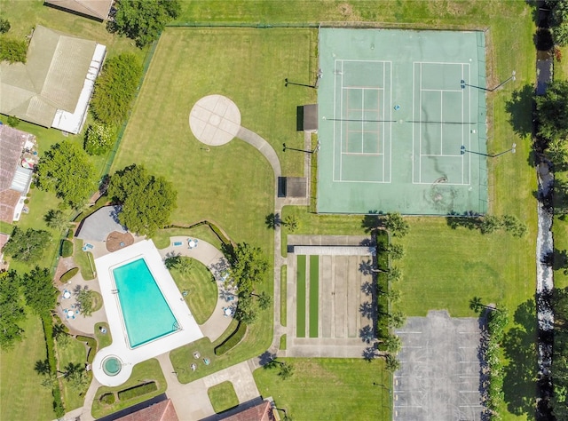 10148 Eventide Ct, Orlando, FL 32821 - aerial view of a pool area